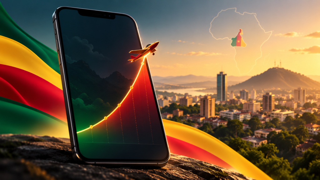 Illustration des jeux rapides sur smartphone au Cameroun