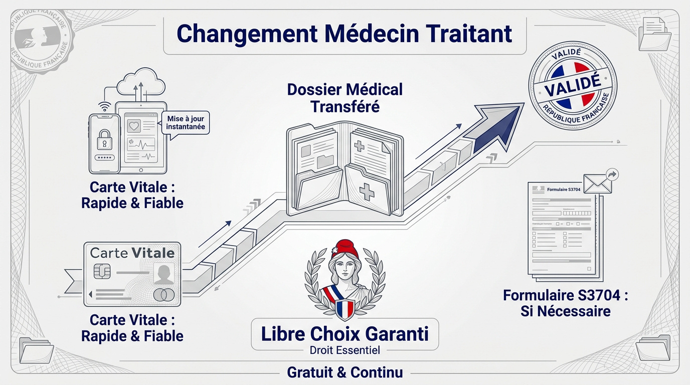 Processus de changement de médecin traitant et droits du patient
